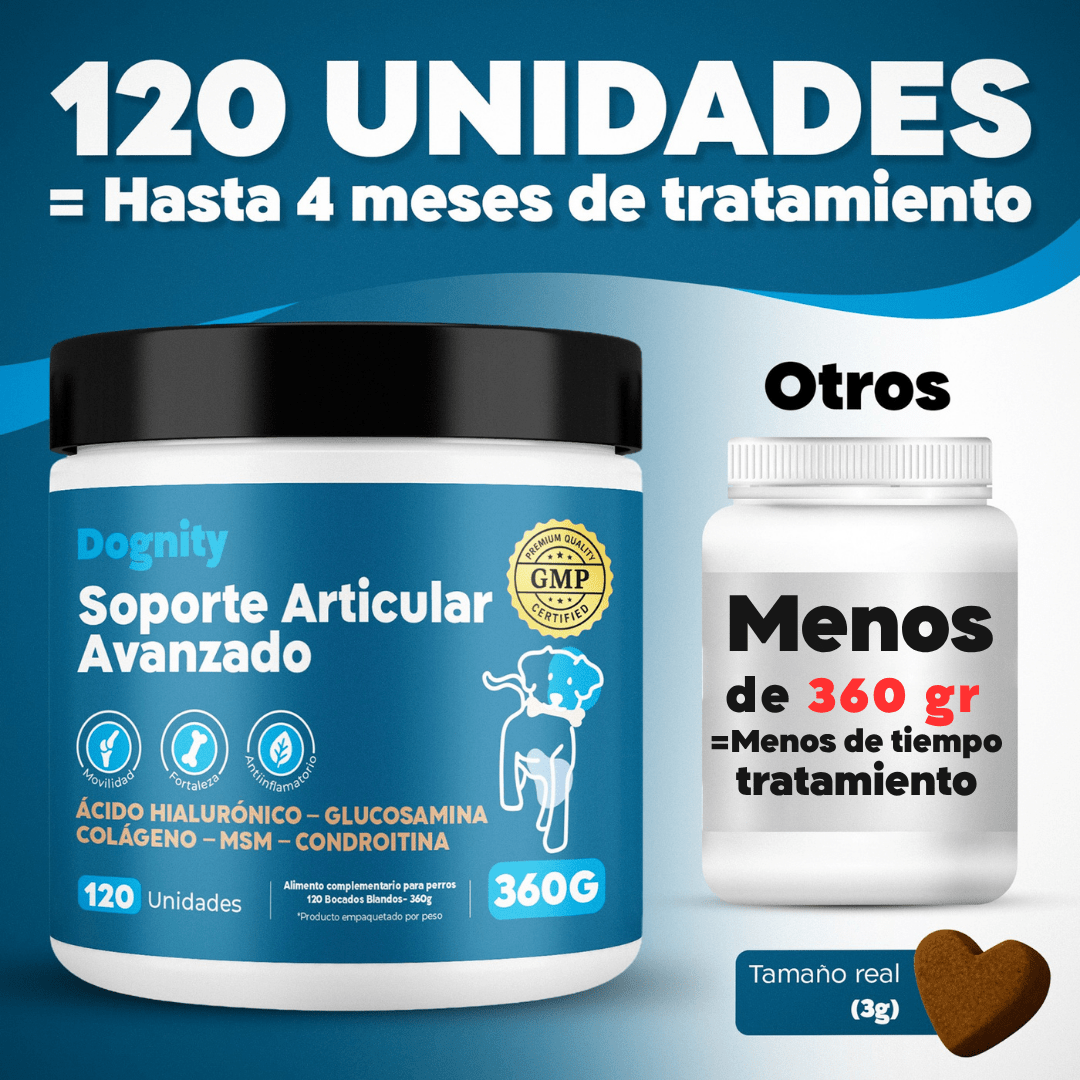 Suplemento Condroprotector para Perros – Huesosy Articulaciones, Glucosamina | Dogfinity - Dogfinity