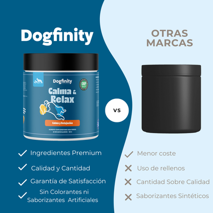 Compración de ingredintes calma y Relax