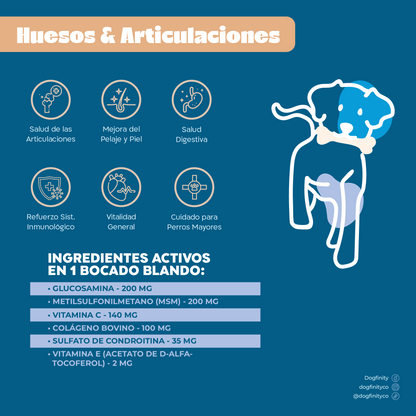 Combo Total - Probióticos - Huesos y Articulaciones - Suplementos Para Perros