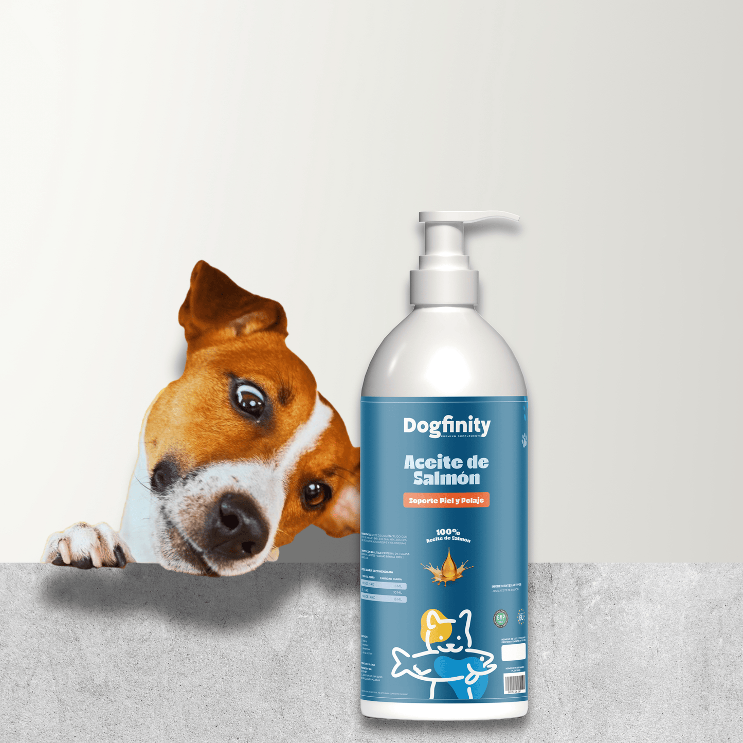 Aceite de Salmón - Suplemento Para Perro - Dogfinity