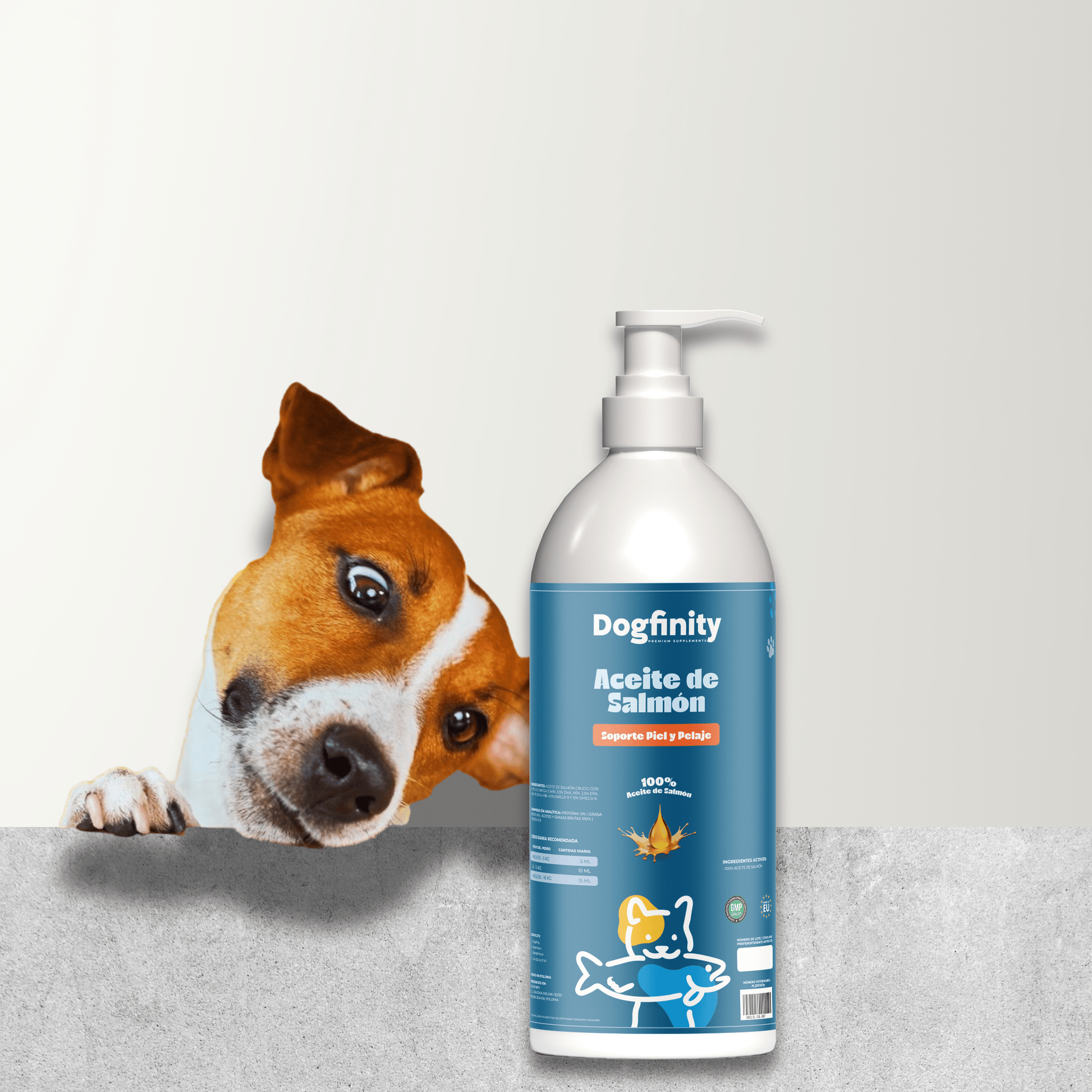 Aceite de Salmón - Suplemento Para Perro - Dogfinity
