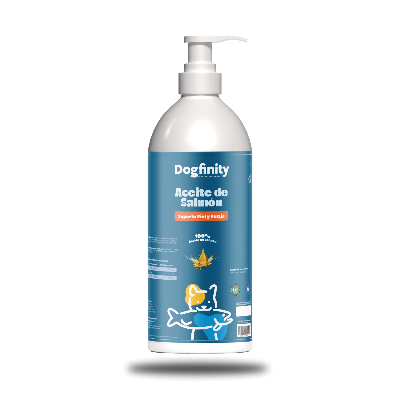 Aceite de Salmón - Suplemento Para Perro - Dogfinity