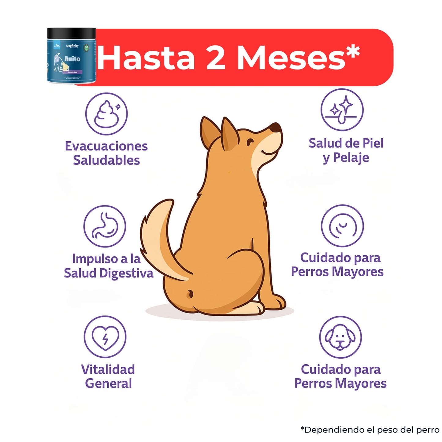 Anito – Suplemento Integral para Perros | Bienestar General | Dogfinity - Dogfinity