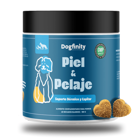 Combo Piel y Pelaje - Acite de Salmón - Suplemento Para Perros - Dogfinity