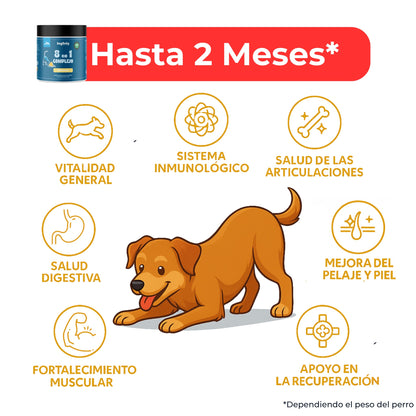 Suplemento 8 en 1 para Perros – Complejo Multivitamínico Total | Dogfinity - Dogfinity