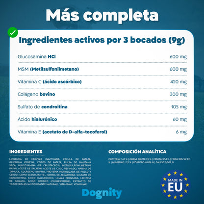 Suplemento Condroprotector para Perros – Huesosy Articulaciones, Glucosamina | Dogfinity - Dogfinity