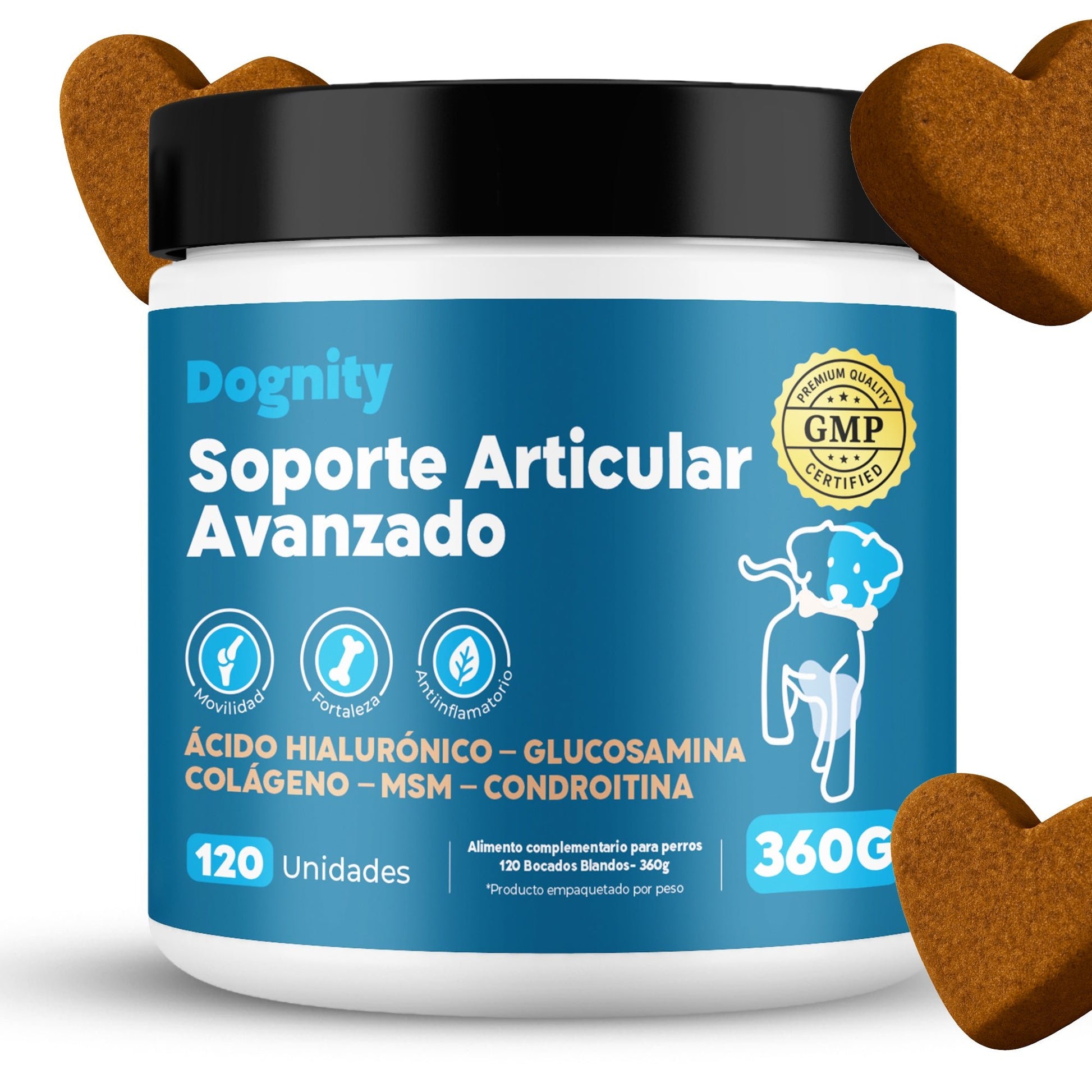Suplemento Condroprotector para Perros – Huesosy Articulaciones, Glucosamina | Dogfinity - Dogfinity