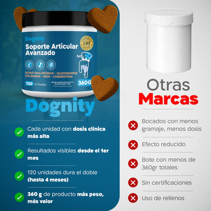 Suplemento Condroprotector para Perros – Huesosy Articulaciones, Glucosamina | Dogfinity - Dogfinity